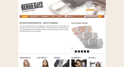 Desktop Screenshot of bernd-goetz.com